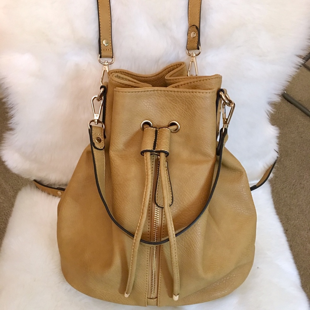 Mustard Shoulder & Backpack